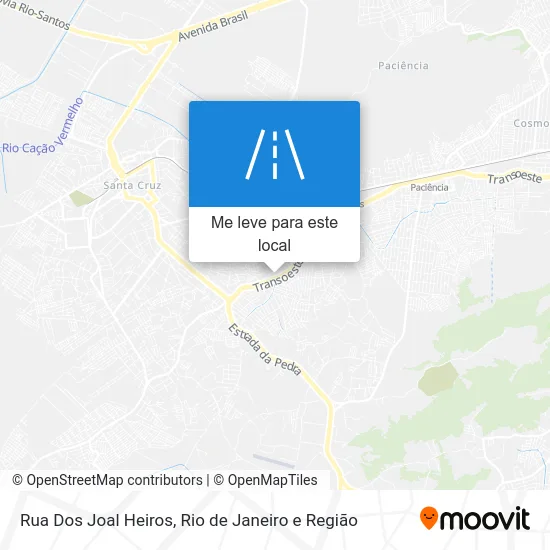 Rua Dos Joal Heiros mapa
