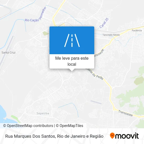 Rua Marques Dos Santos mapa