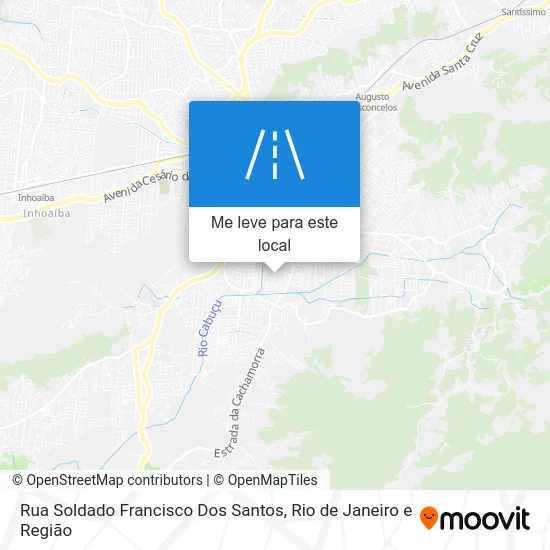 Rua Soldado Francisco Dos Santos mapa