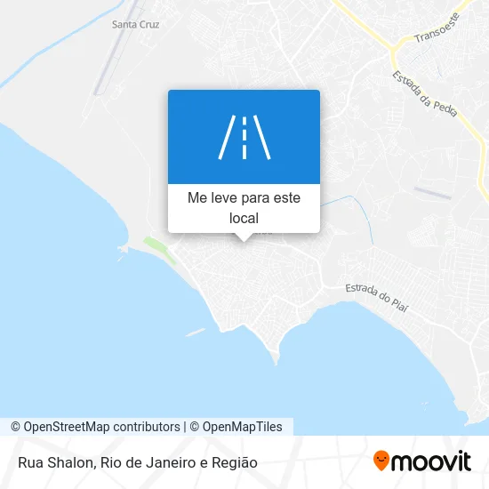 Rua Shalon mapa