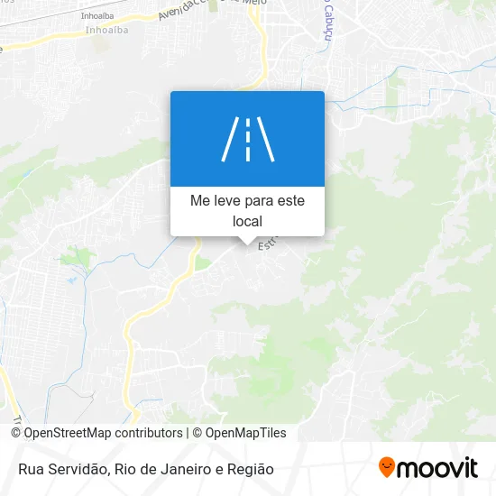 Rua Servidão mapa
