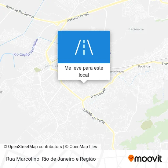 Rua Marcolino mapa
