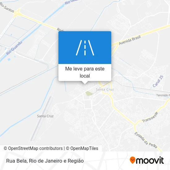 Rua Bela mapa