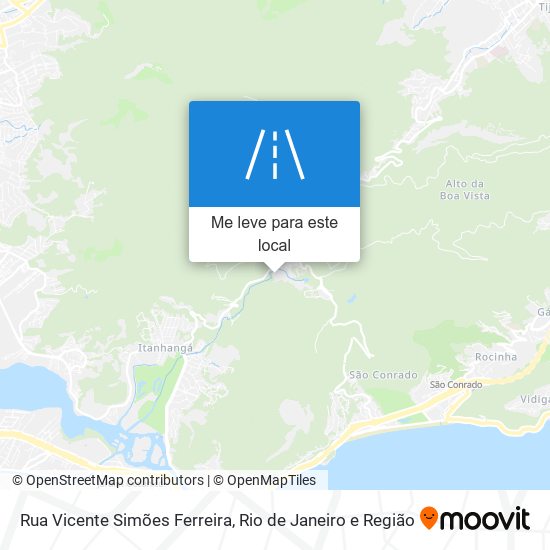 Rua Vicente Simões Ferreira mapa