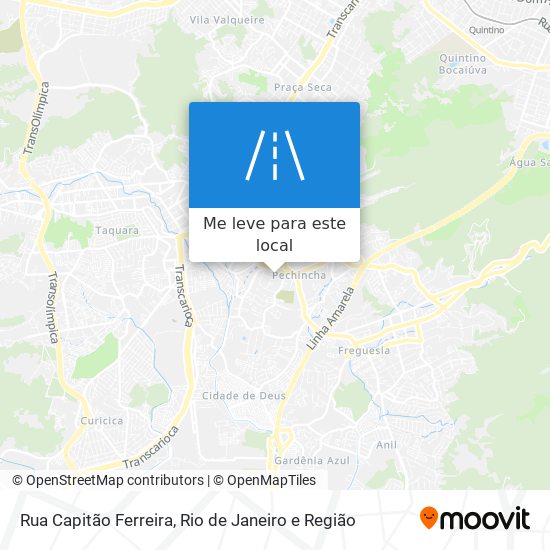 Rua Capitão Ferreira mapa