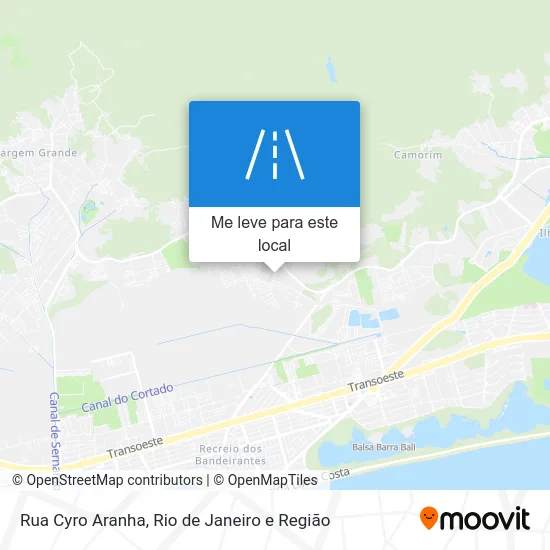 Rua Cyro Aranha mapa