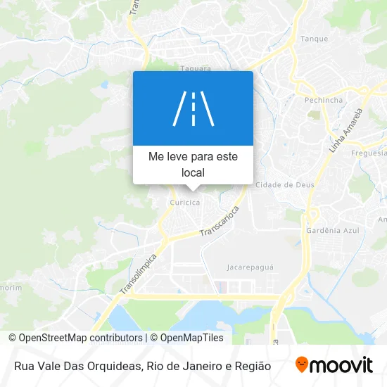 Rua Vale Das Orquideas mapa