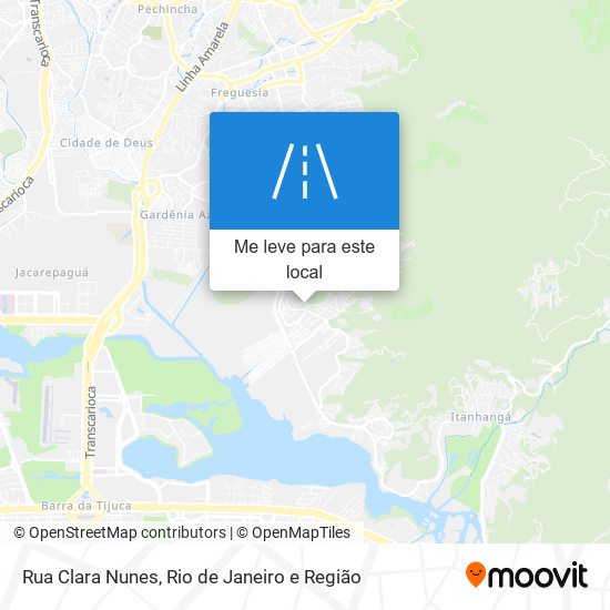 Rua Clara Nunes mapa