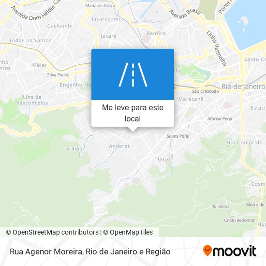 Rua Agenor Moreira mapa
