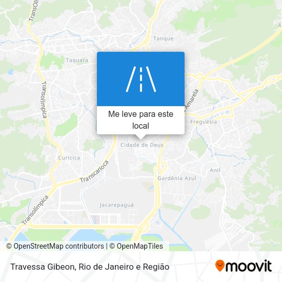 Travessa Gibeon mapa