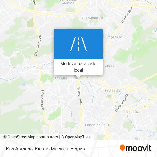 Rua Apiacás mapa
