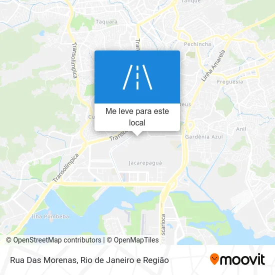 Rua Das Morenas mapa