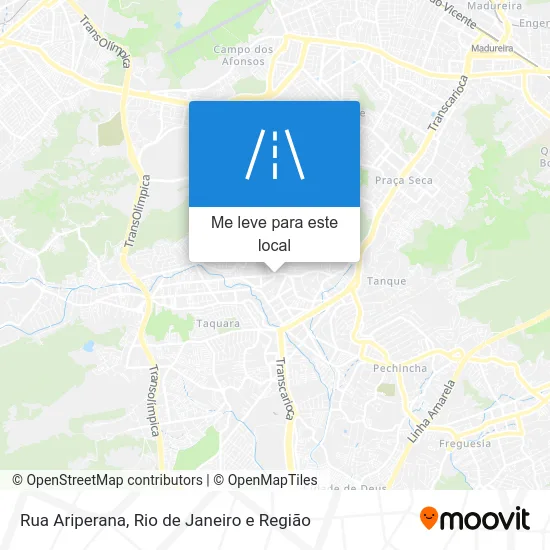 Rua Ariperana mapa
