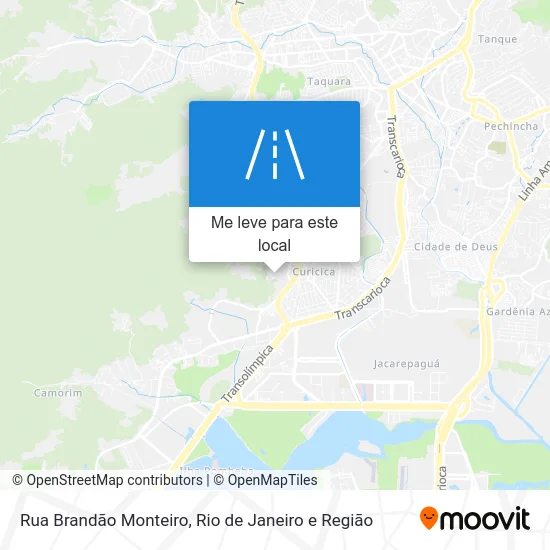 Rua Brandão Monteiro mapa