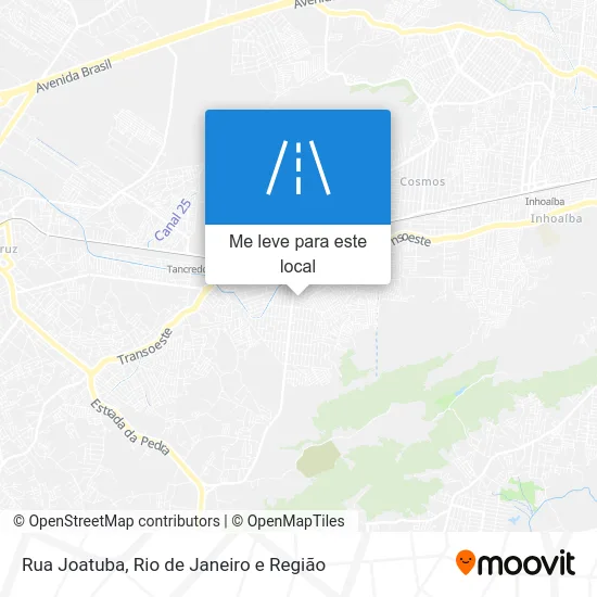 Rua Joatuba mapa