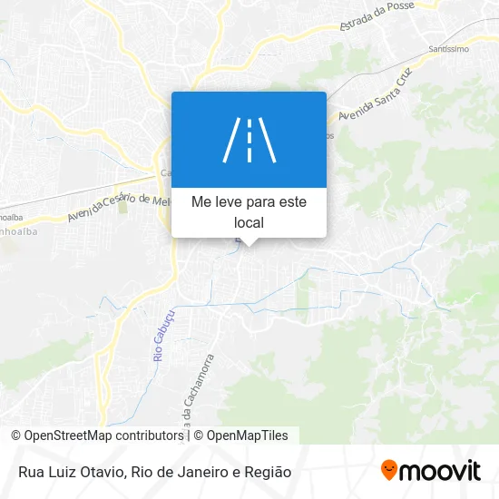 Rua Luiz Otavio mapa