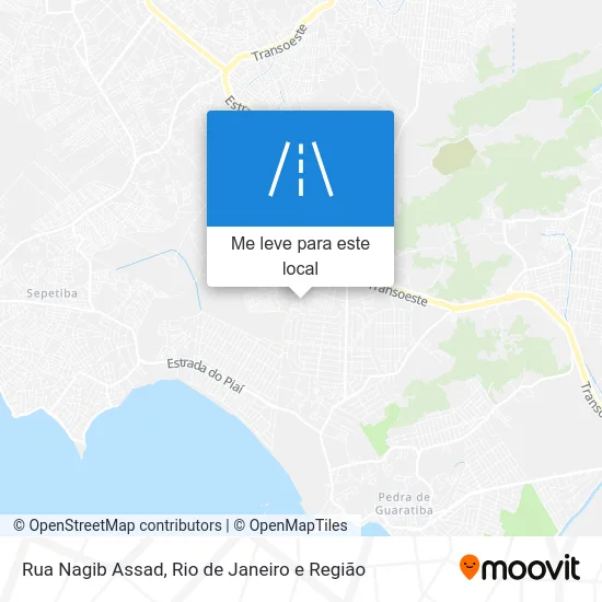 Rua Nagib Assad mapa