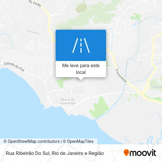 Rua Ribeirão Do Sul mapa