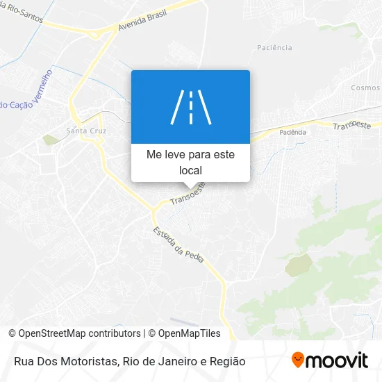 Rua Dos Motoristas mapa