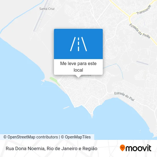 Rua Dona Noemia mapa