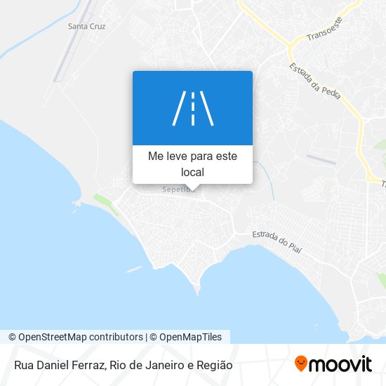 Rua Daniel Ferraz mapa