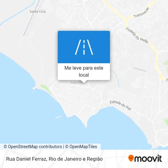 Rua Daniel Ferraz mapa