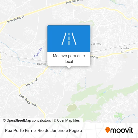 Rua Porto Firme mapa