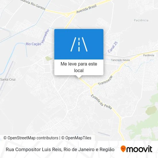 Rua Compositor Luis Reis mapa