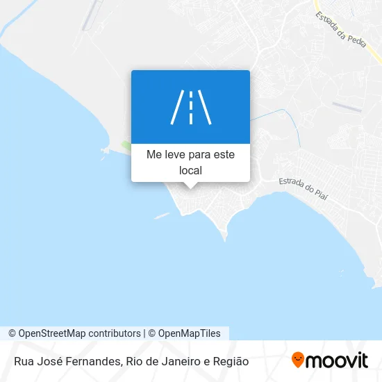 Rua José Fernandes mapa