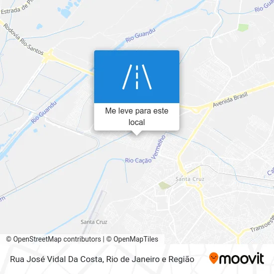 Rua José Vidal Da Costa mapa