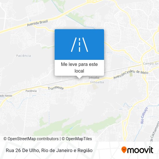 Rua 26 De Ulho mapa