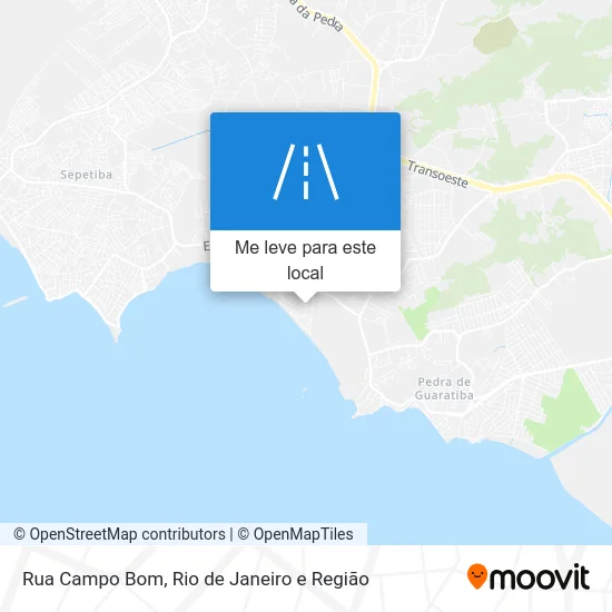 Rua Campo Bom mapa