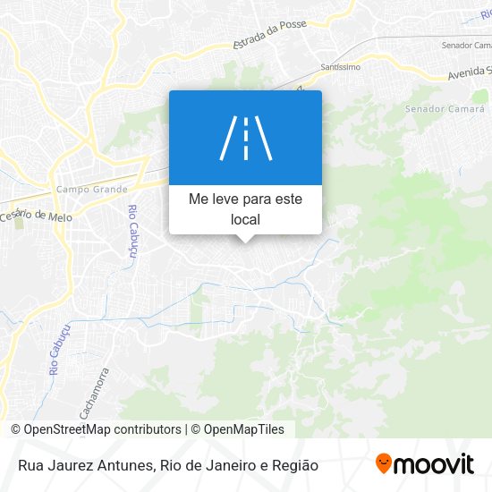 Rua Jaurez Antunes mapa