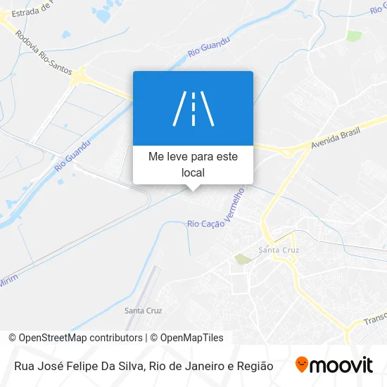 Rua José Felipe Da Silva mapa