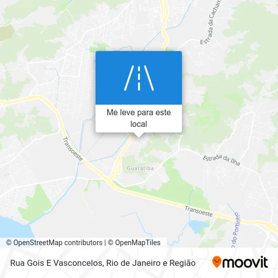 Rua Gois E Vasconcelos mapa