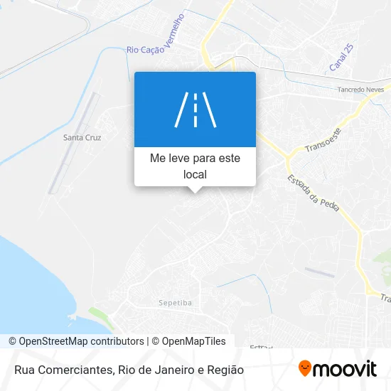Rua Comerciantes mapa