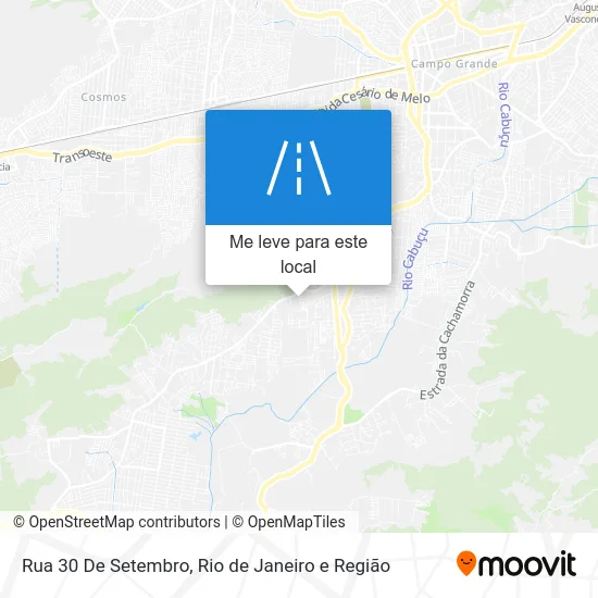 Rua 30 De Setembro mapa
