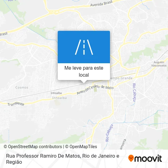 Rua Professor Ramiro De Matos mapa