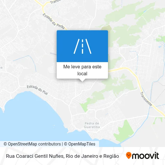 Rua Coaraci Gentil Nuñes mapa