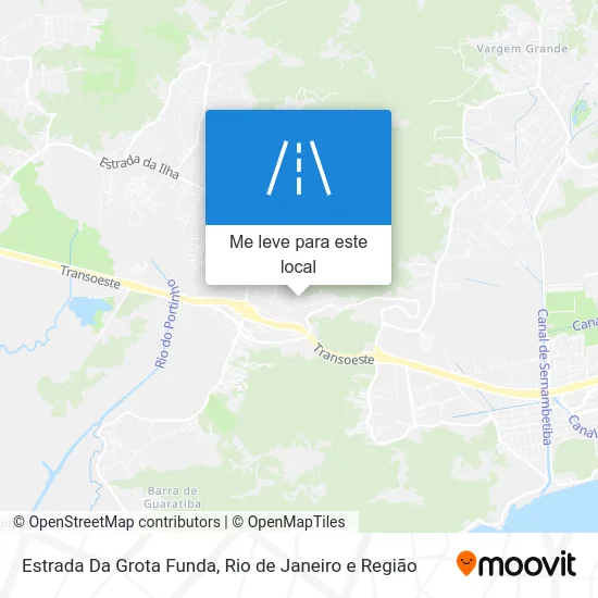 Estrada Da Grota Funda mapa