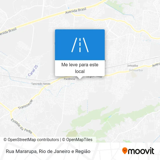 Rua Mararupa mapa
