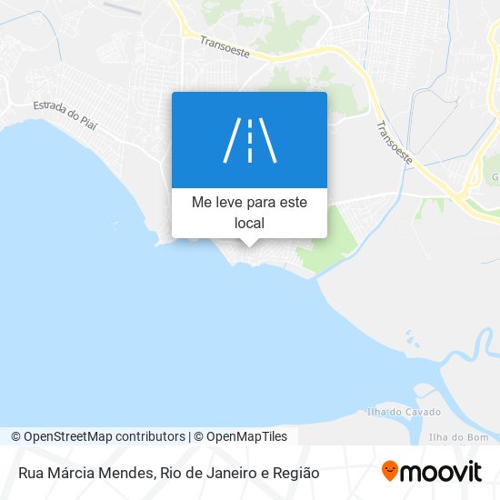 Rua Márcia Mendes mapa