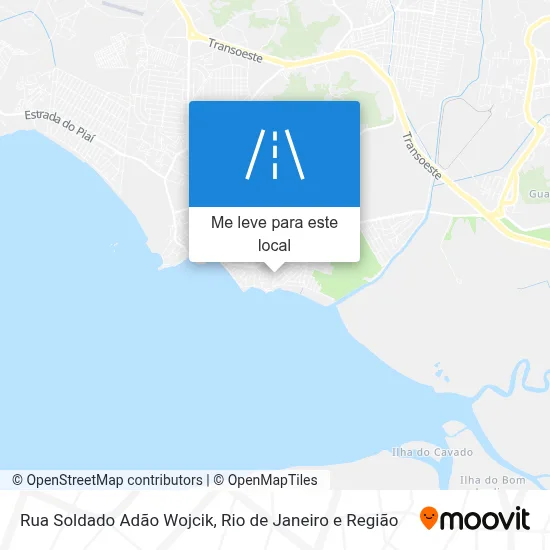 Rua Soldado Adão Wojcik mapa