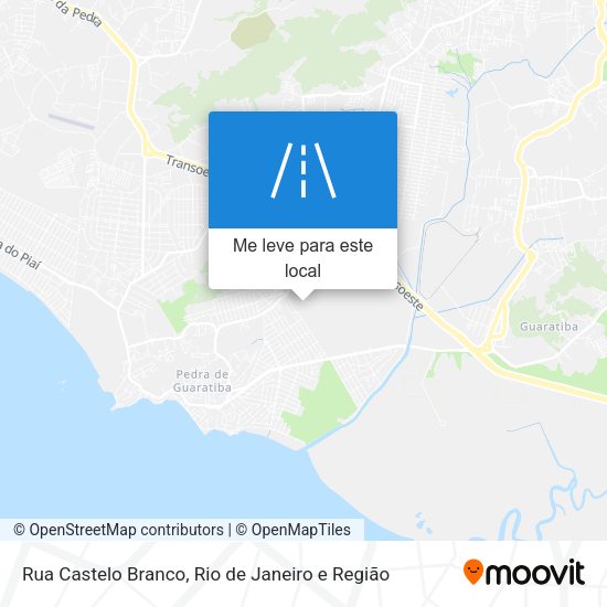 Rua Castelo Branco mapa