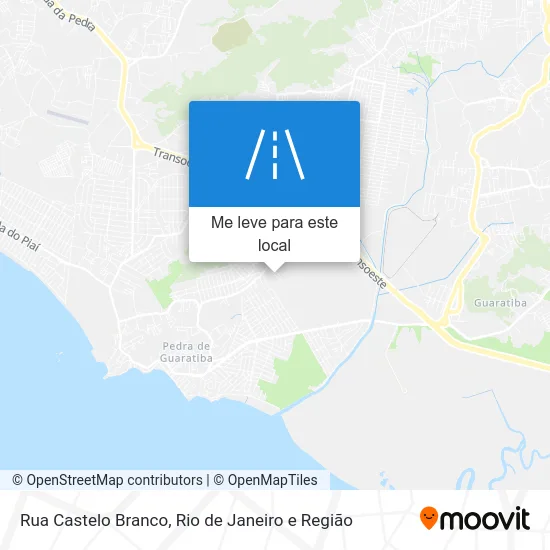 Rua Castelo Branco mapa