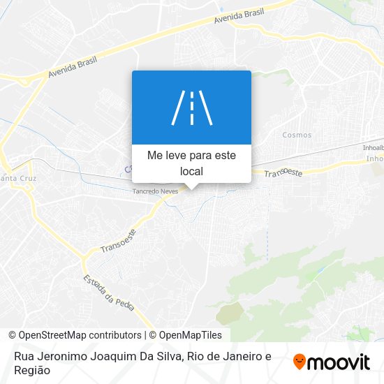 Rua Jeronimo Joaquim Da Silva mapa