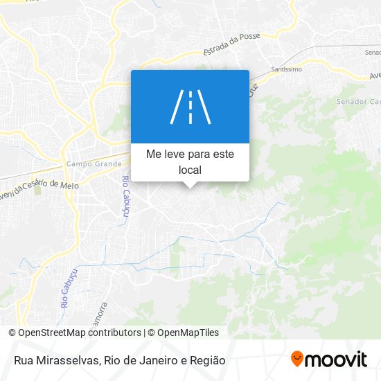 Rua Mirasselvas mapa