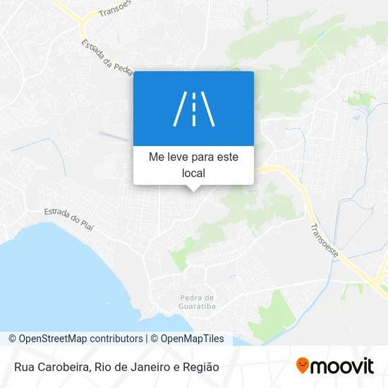 Rua Carobeira mapa