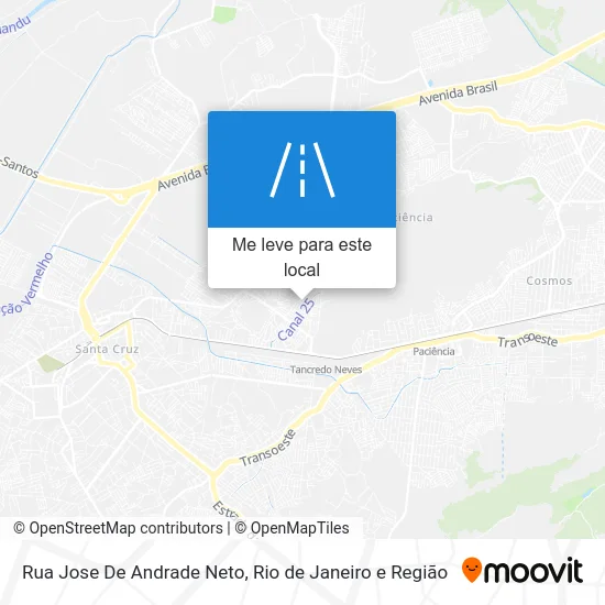 Rua Jose De Andrade Neto mapa