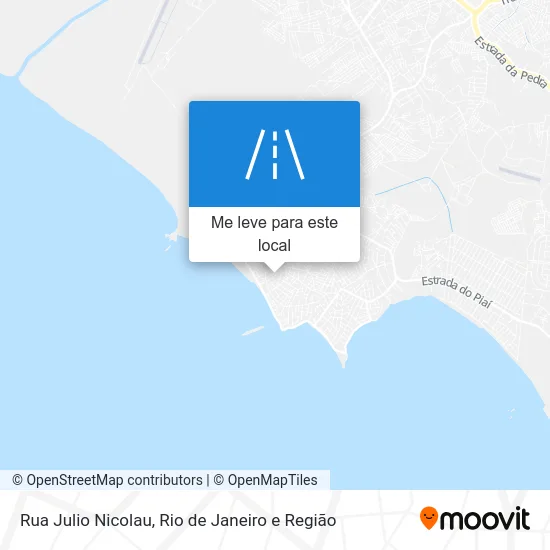 Rua Julio Nicolau mapa